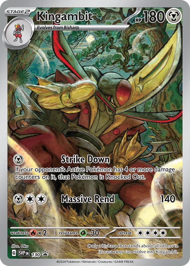 Kingambit, Scarlet & Violet Promos 130