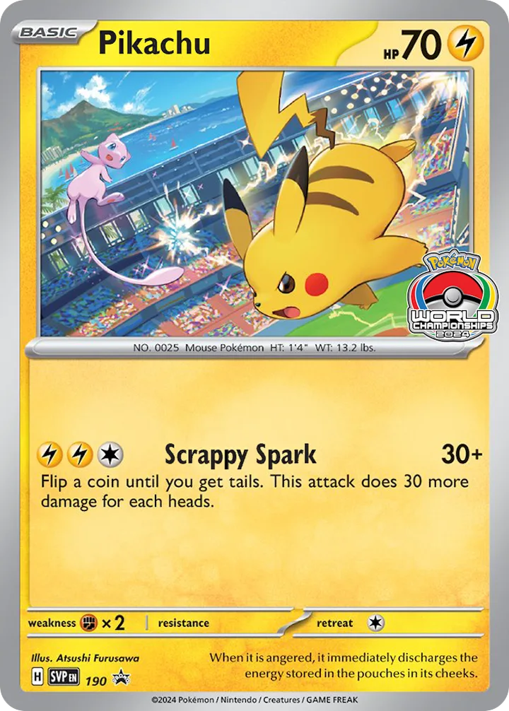 Pikachu, Scarlet & Violet Promos 190