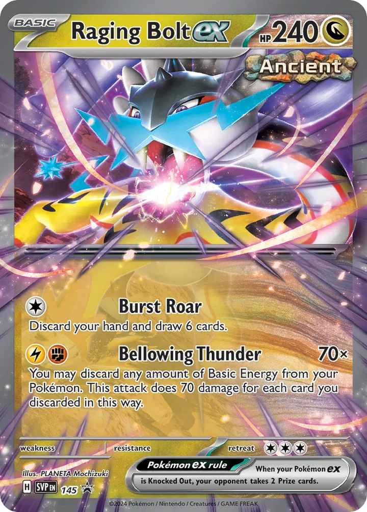 Raging Bolt ex, Scarlet & Violet Promos 145