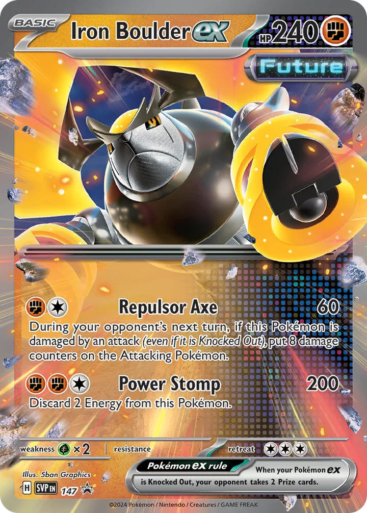 Iron Boulder ex, Scarlet & Violet Promos 147