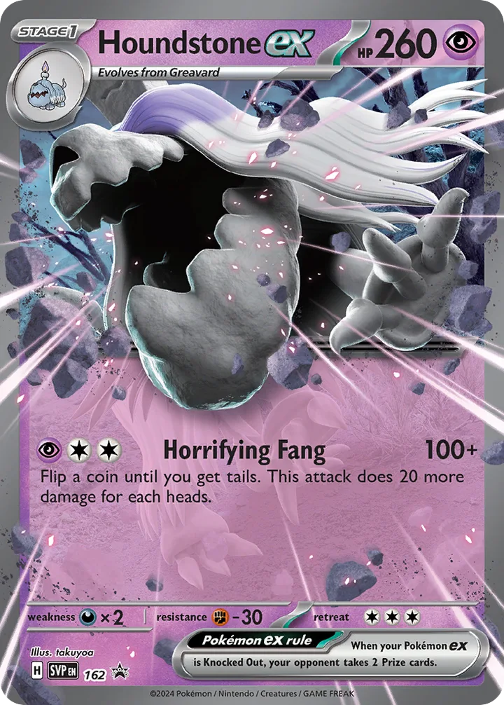 Houndstone ex, Scarlet & Violet Promos 162