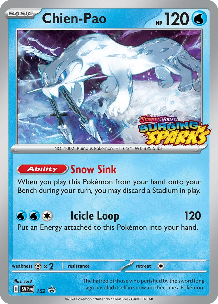 Chien-Pao, Scarlet & Violet Promos 152