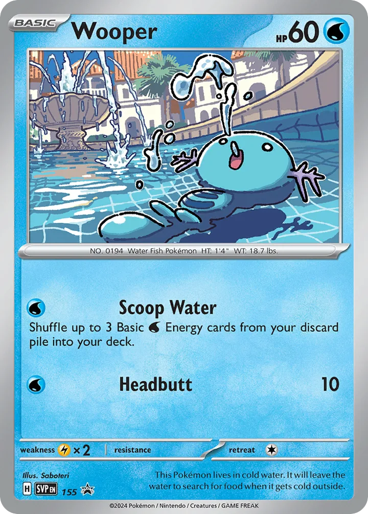 Wooper, Scarlet & Violet Promos 155