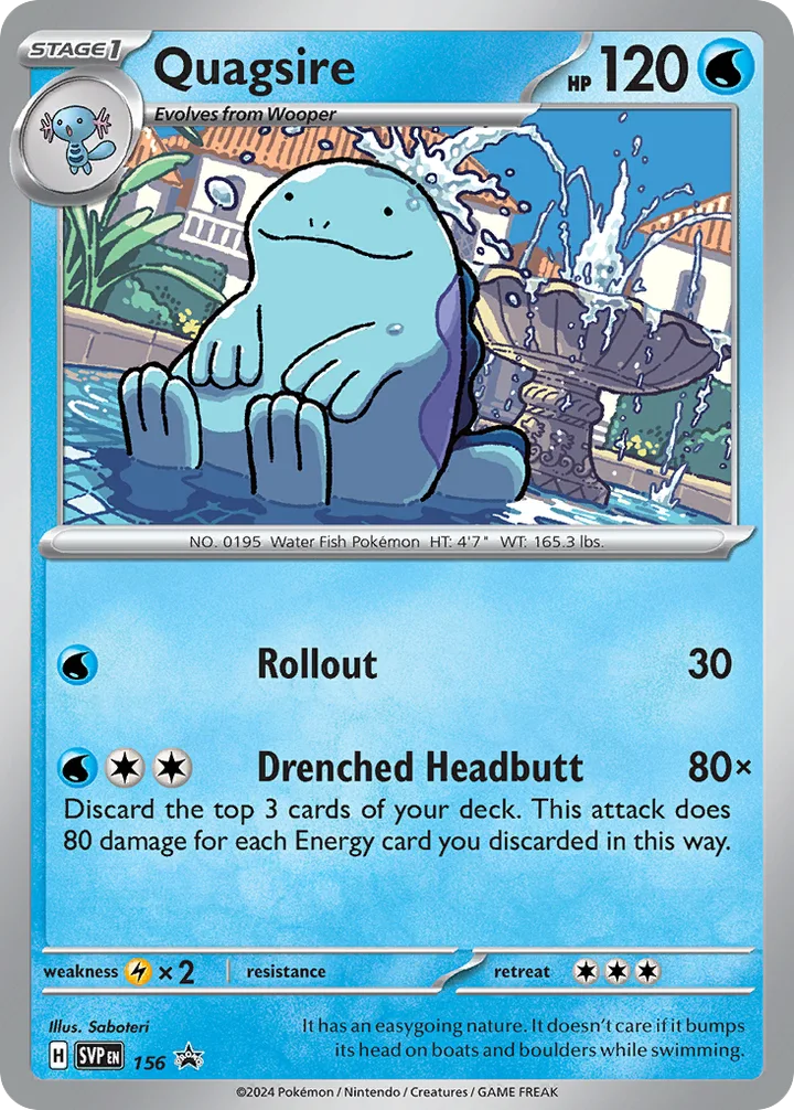 Quagsire, Scarlet & Violet Promos 156