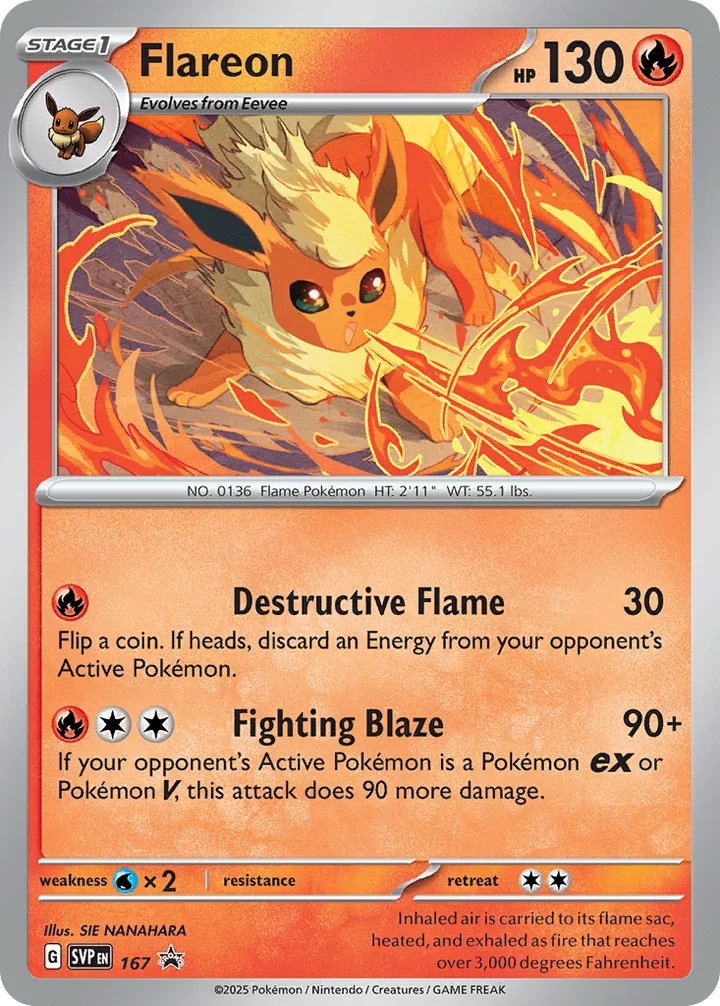 Flareon, Scarlet & Violet Promos 167