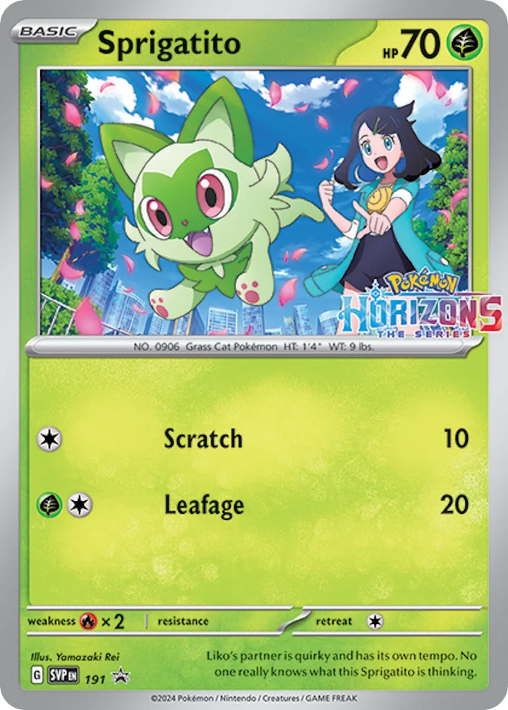 Sprigatito, Scarlet & Violet Promos 191