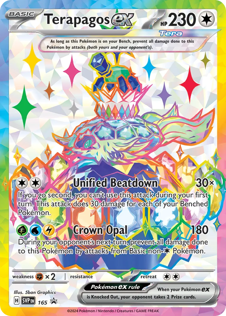 Terapagos ex, Scarlet & Violet Promos 165