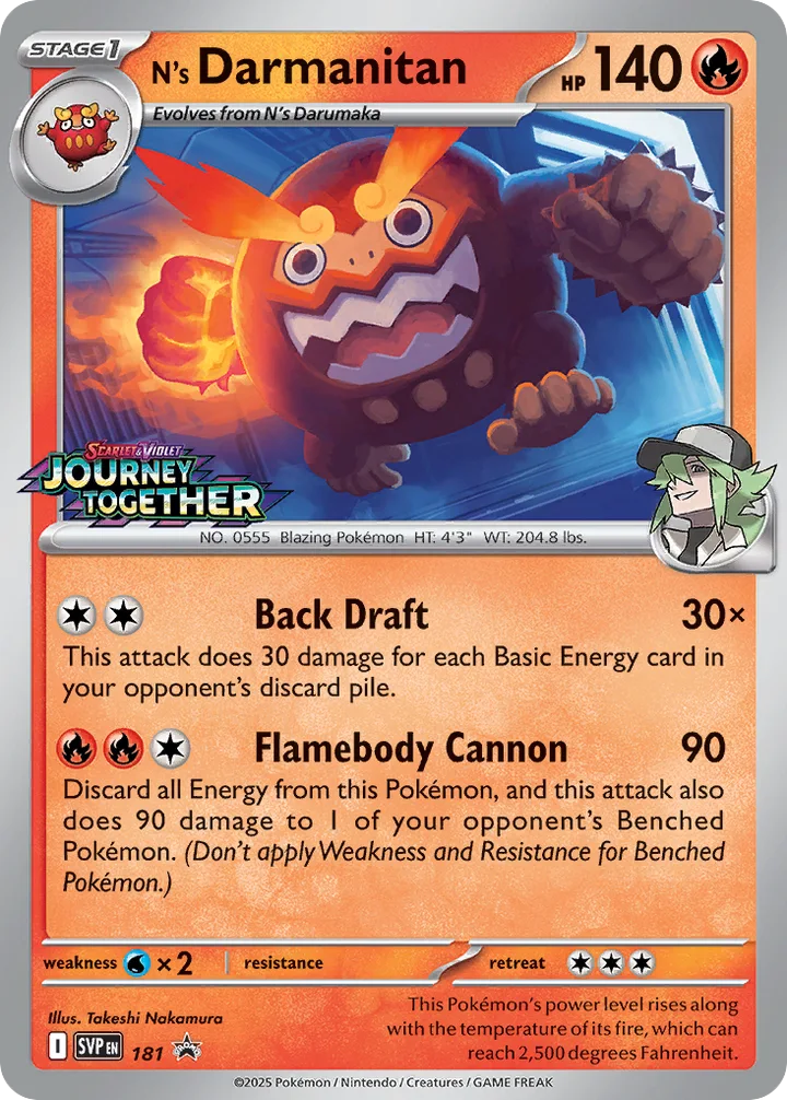 N’s Darmanitan, Scarlet & Violet Promos 181