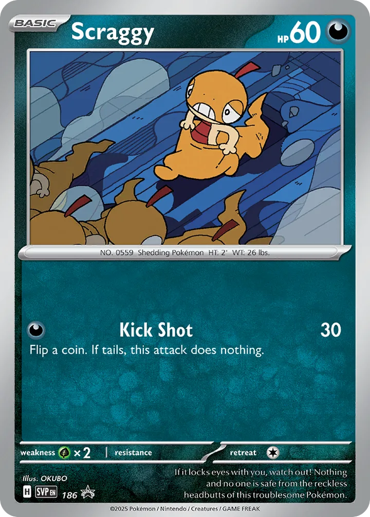 Scraggy, Scarlet & Violet Promos 186