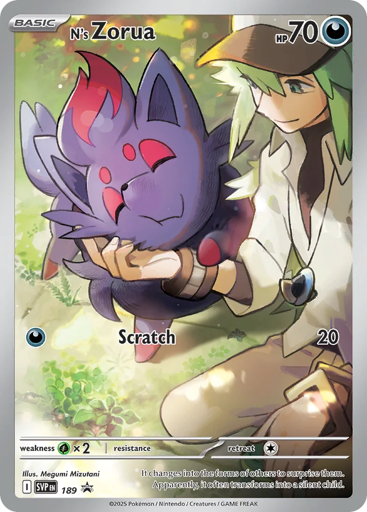 N’s Zorua, Scarlet & Violet Promos 189