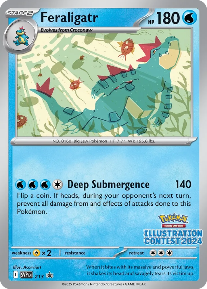 Feraligatr, Scarlet & Violet Promos 213