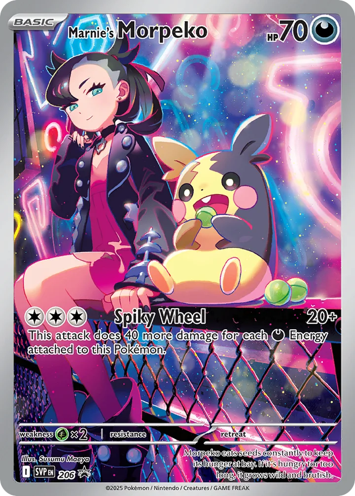 Marnie’s Morpeko, Scarlet & Violet Promos 206