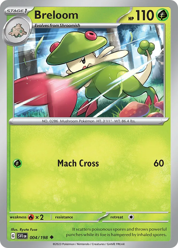 Breloom, Scarlet & Violet 004/198