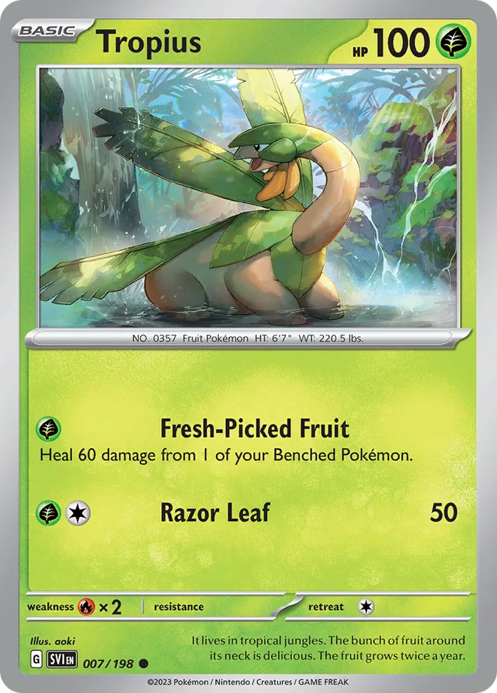 Tropius, Scarlet & Violet 007/198