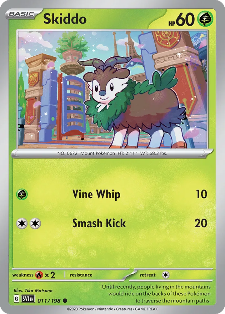 Skiddo, Scarlet & Violet 011/198