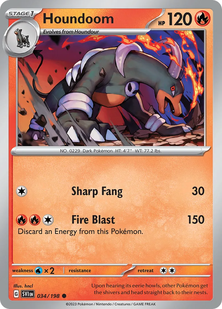 Houndoom, Scarlet & Violet 034/198