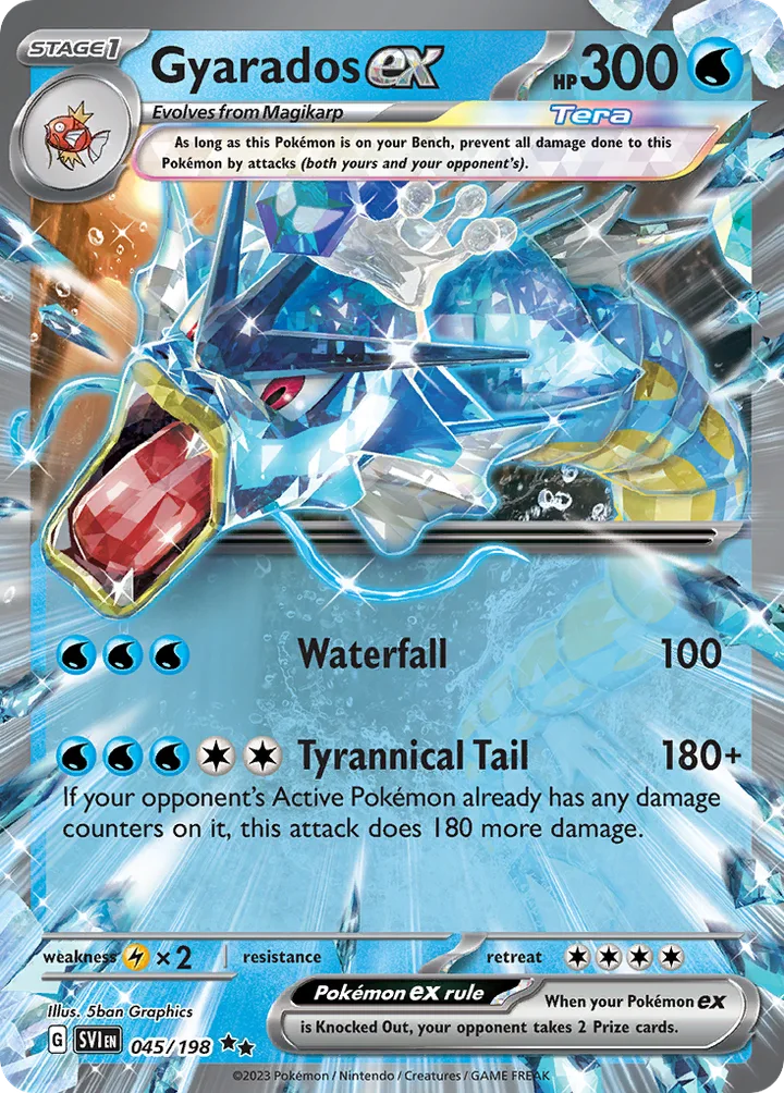 Gyarados ex, Scarlet & Violet 045/198