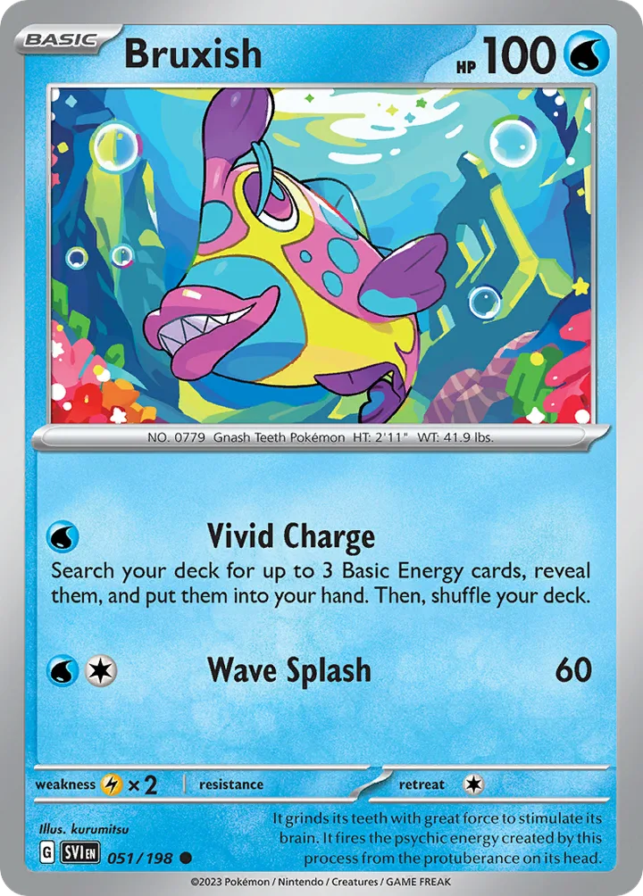 Bruxish, Scarlet & Violet 051/198