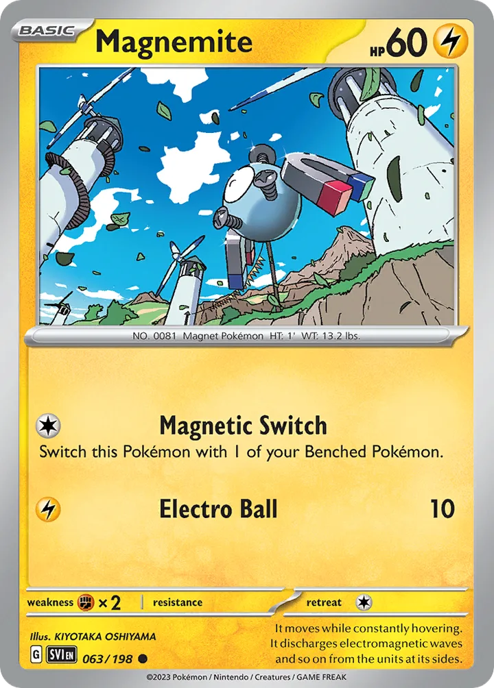 Magnemite, Scarlet & Violet 063/198