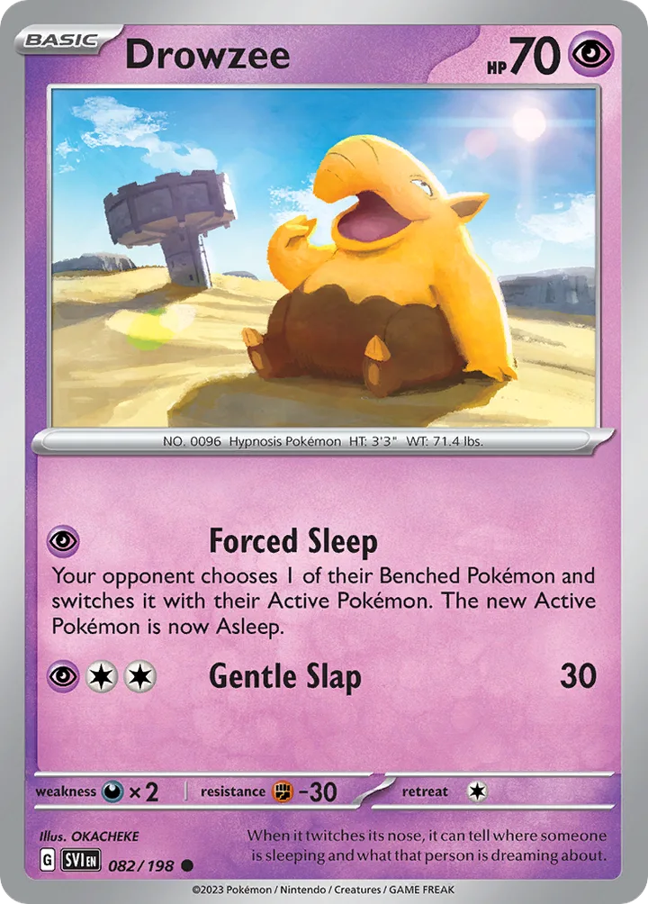 Drowzee, Scarlet & Violet 082/198