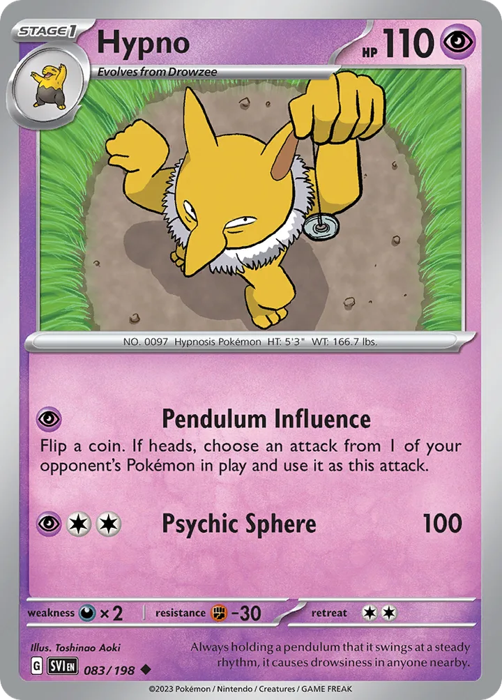 Hypno, Scarlet & Violet 083/198