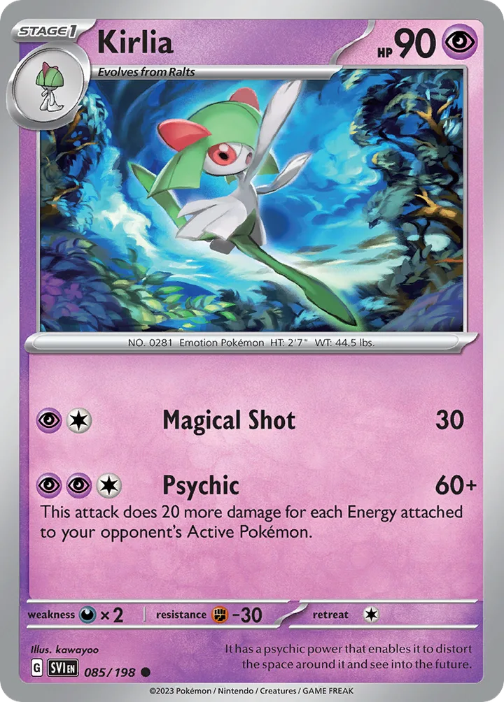 Kirlia, Scarlet & Violet 085/198