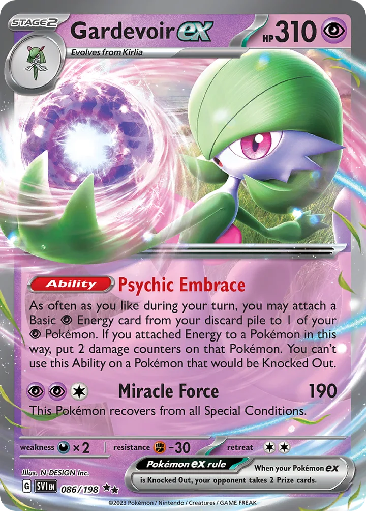 Gardevoir ex, Scarlet & Violet 086/198