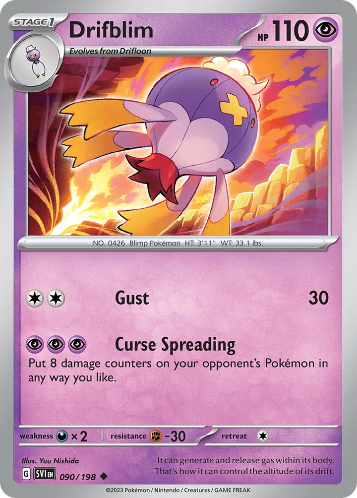 Drifblim, Scarlet & Violet 090/198