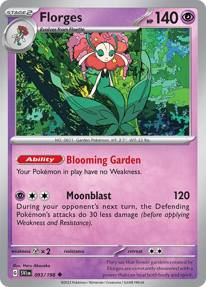 Florges, Scarlet & Violet 093/198