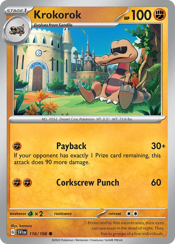 Krokorok, Scarlet & Violet 116/198