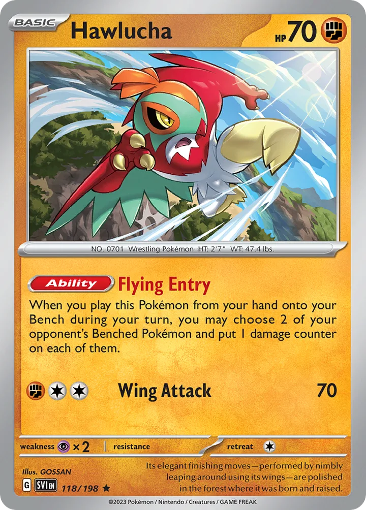 Hawlucha, Scarlet & Violet 118/198