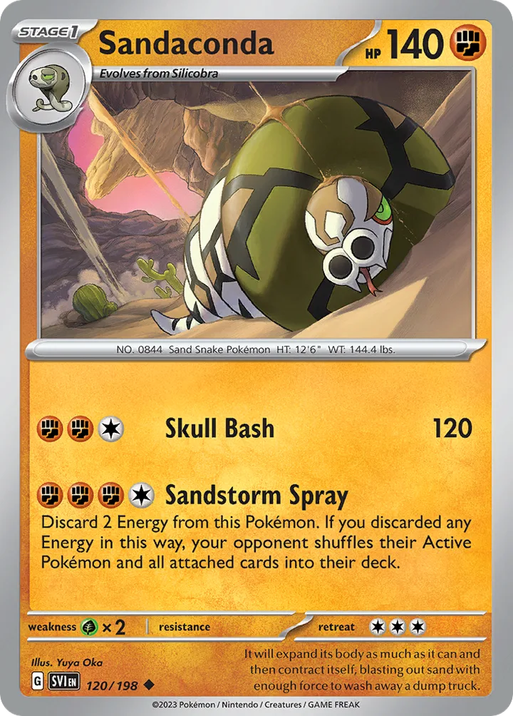Sandaconda, Scarlet & Violet 120/198