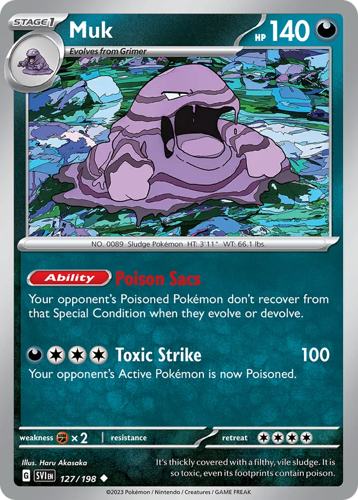 Muk, Scarlet & Violet 127/198