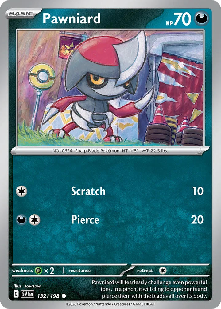 Pawniard, Scarlet & Violet 132/198
