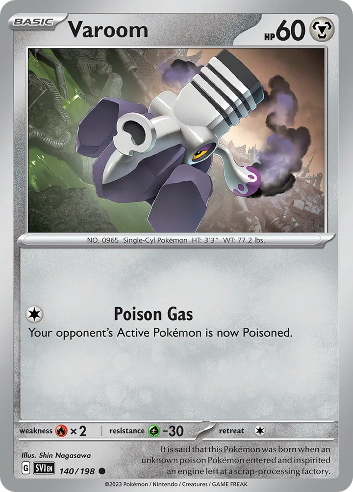 Varoom, Scarlet & Violet 140/198