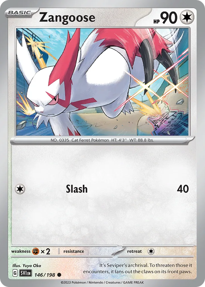 Zangoose, Scarlet & Violet 146/198