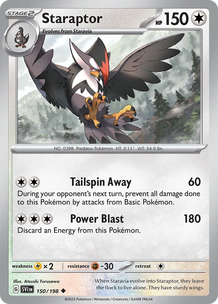 Staraptor, Scarlet & Violet 150/198