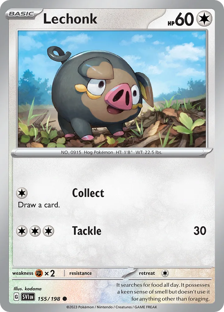 Lechonk, Scarlet & Violet 155/198