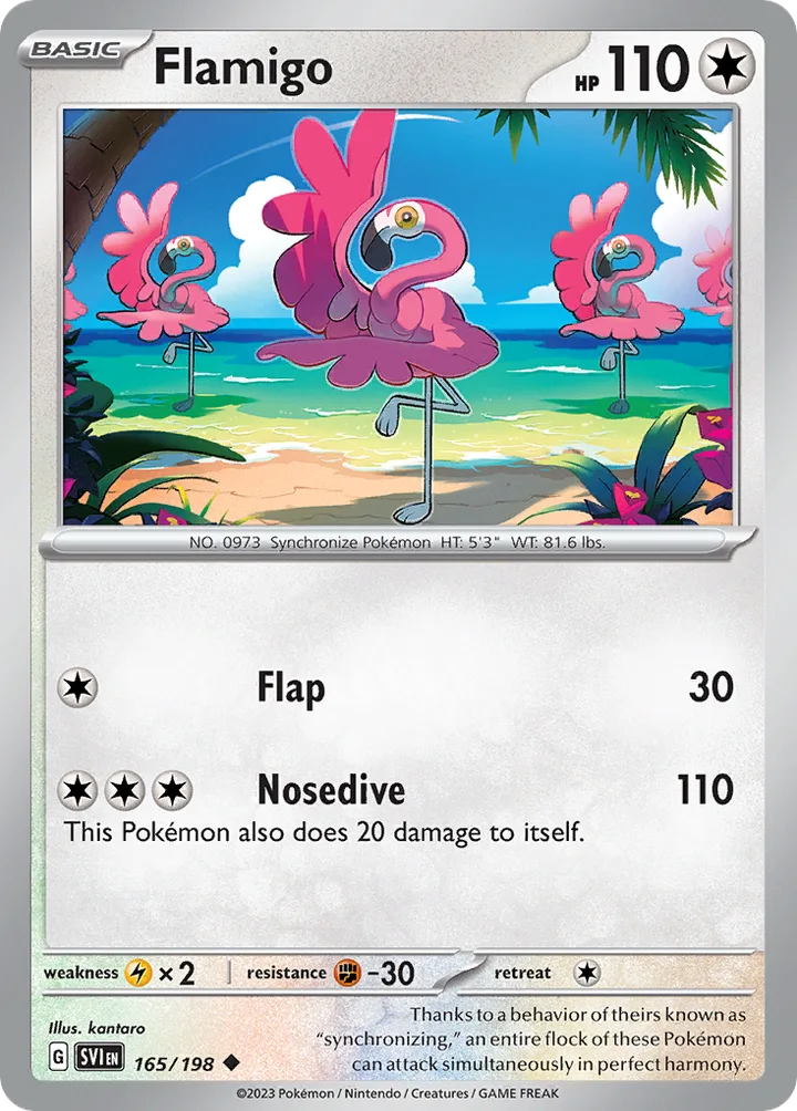Flamigo, Scarlet & Violet 165/198
