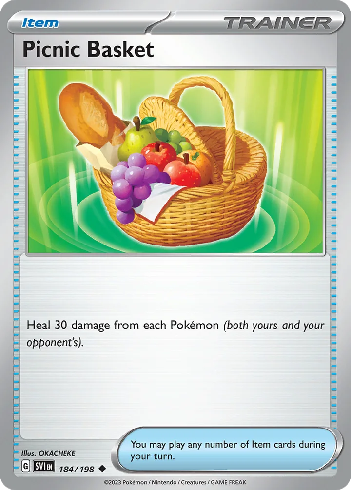 Picnic Basket, Scarlet & Violet 184/198