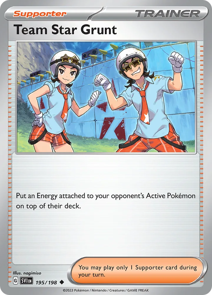 Team Star Grunt, Scarlet & Violet 195/198