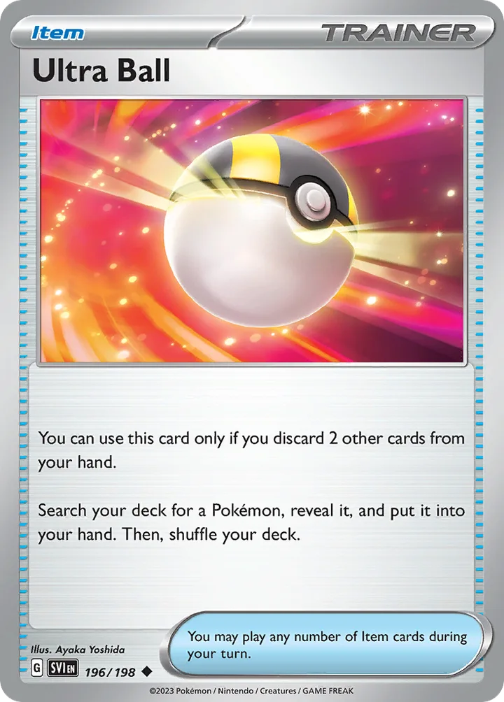 Ultra Ball, Scarlet & Violet 196/198