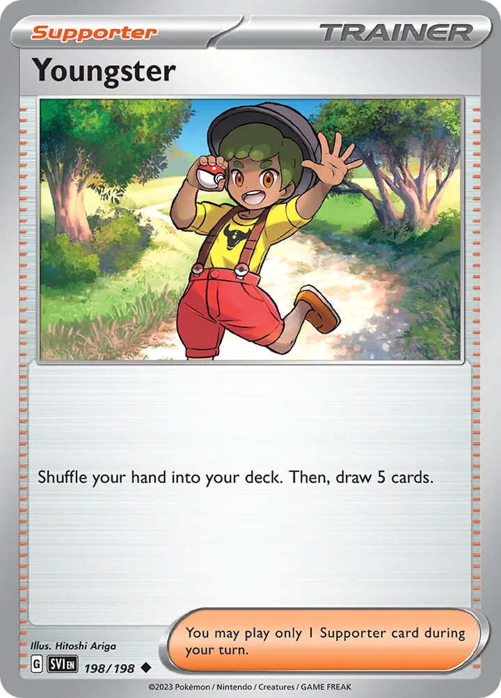 Youngster, Scarlet & Violet 198/198