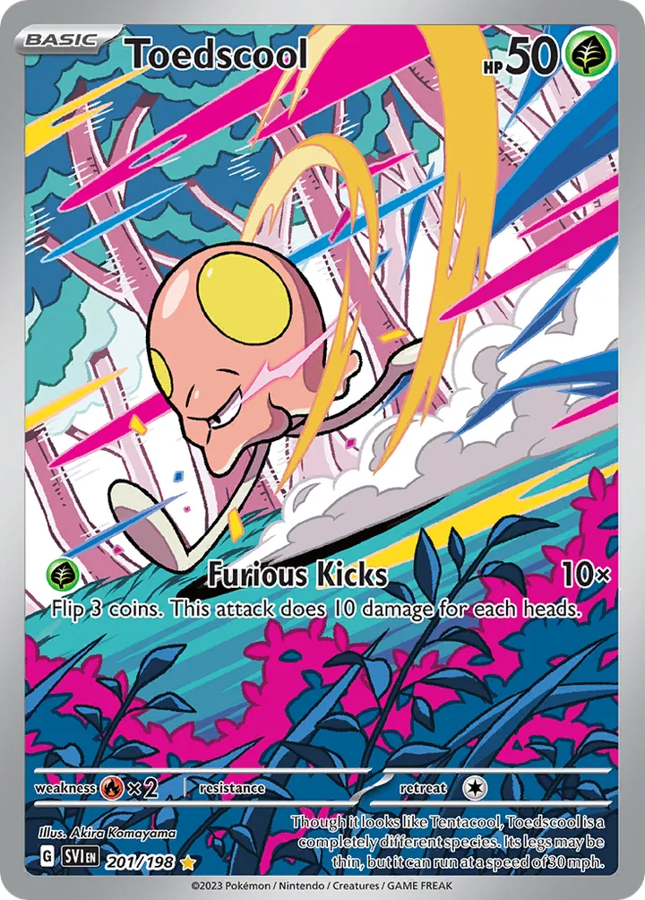 Toedscool, Scarlet & Violet 201/198