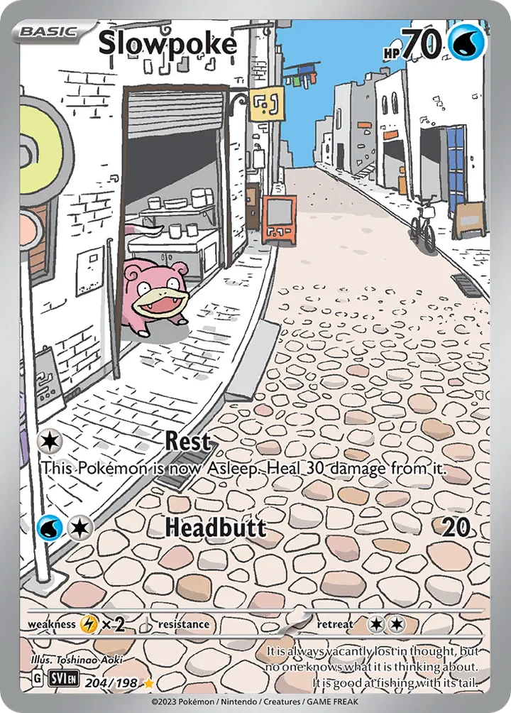 Slowpoke, Scarlet & Violet 204/198