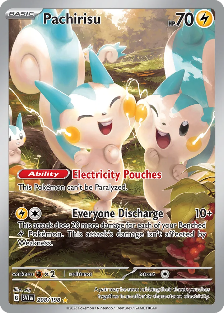 Pachirisu, Scarlet & Violet 208/198