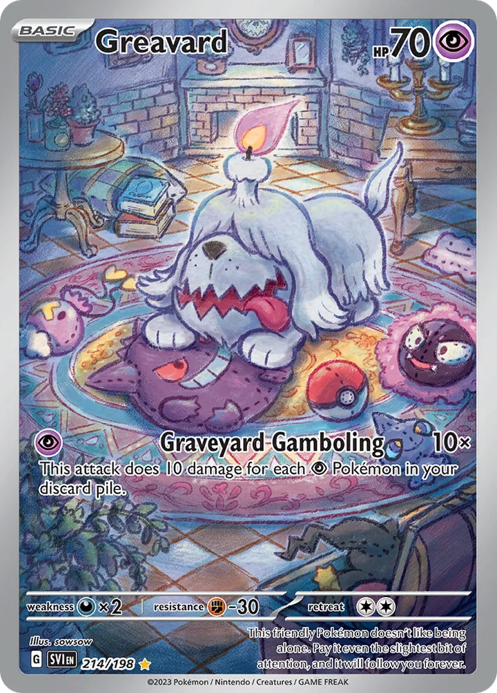 Greavard, Scarlet & Violet 214/198