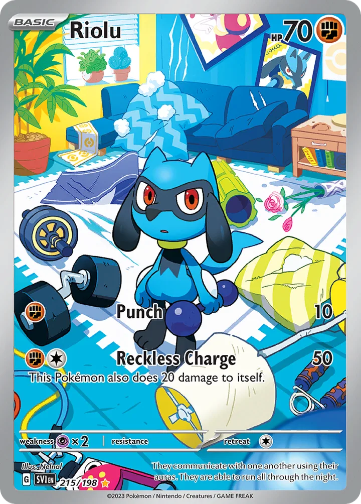 Riolu, Scarlet & Violet 215/198