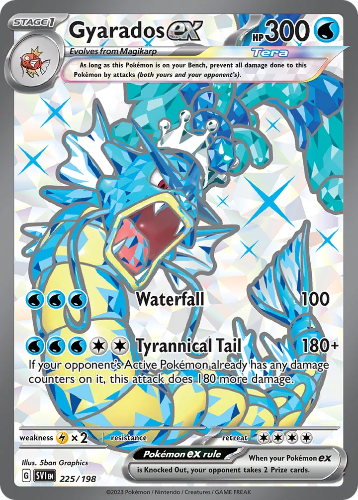 Gyarados ex, Scarlet & Violet 225/198