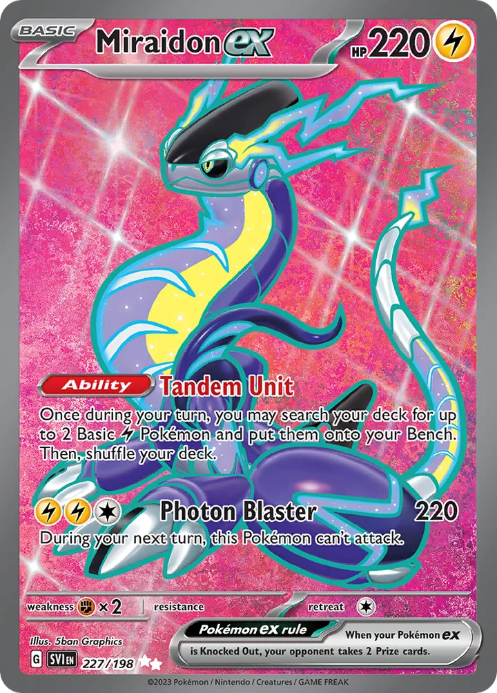 Miraidon ex, Scarlet & Violet 227/198